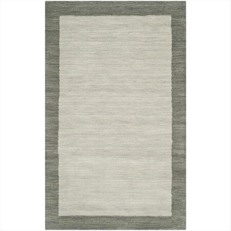 Safavieh 3 ft. x 5 ft. Small Rectangle- Shag Himalaya Light Grey And Dark Grey Hand Loomed Rug HIM580B-3